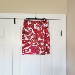 Grace Elements Paisley Knit Skirt